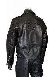 First M771 EAGLE Косуха мужская кожаная с орлом