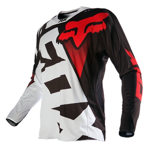 Fox Racing 360 Shiv джерси, черно-белый