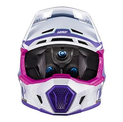 Leatt Kit Moto 7.5 V26 Purple шлем кроссовый + Velocity 4.5 мотоочки