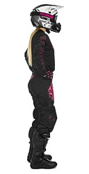 Fly Racing F-16 2021 комплект женский, черно-розовый