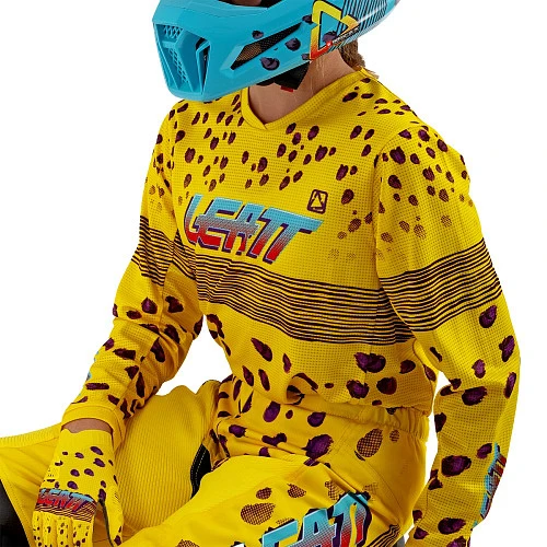 Leatt 3.5 Ride Kit Junior 2025 Cheetah комплект подростковый, мотоштаны + джерси