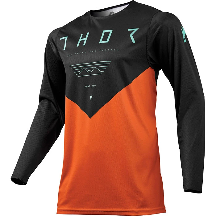 Thor Prime Pro Jet джерси, черно-оранжевый