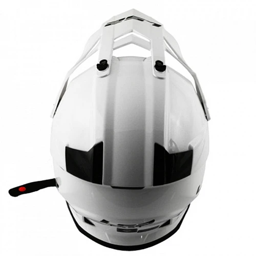 LS2 MX437 Fast Solid шлем кроссовый, белый