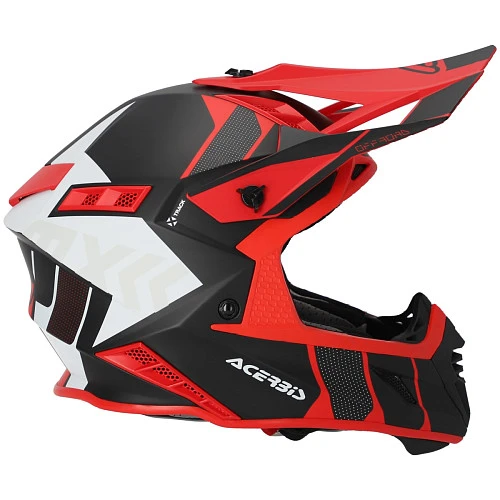 Acerbis X-Track 22-06 Black/Red шлем внедорожный, черно-красный
