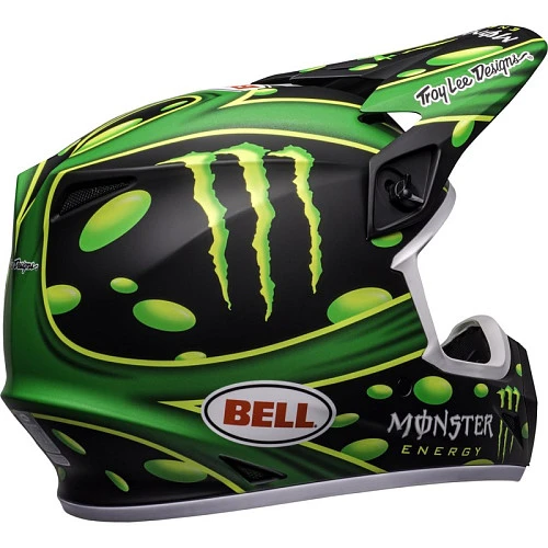 Bell MX-9 Mips Showtime шлем кроссовый, зелено-желтый