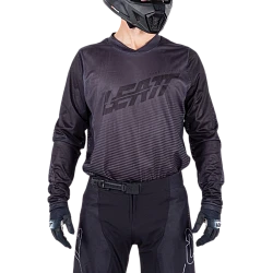 Leatt Moto 4.5 X-Flow 2026 Black джерси, черный