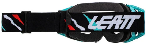 Leatt Velocity 5.5 Acid Tiger Light Grey 58% мотоочки, двойная линза