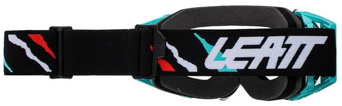 Leatt Velocity 5.5 Acid Tiger Light Grey 58% мотоочки, двойная линза