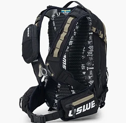 USWE Core 16L Off-Road Daypack, Black/Mud Green рюкзак