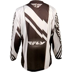 Fly Racing F-16 джерси подростковая, черно-белый