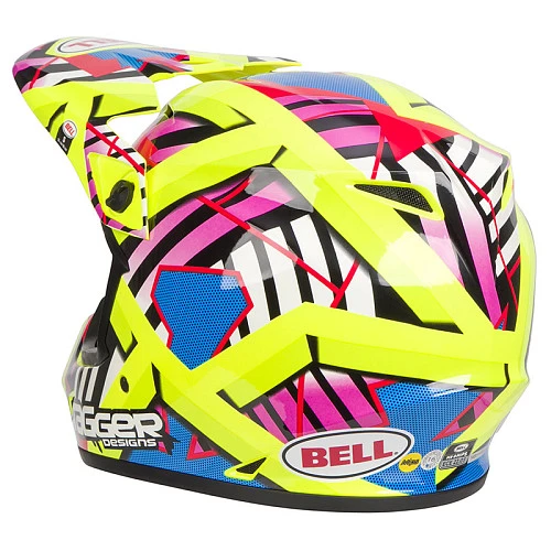 Bell MX-9 Mips Tagger Double Trouble Hi-Viz / Yellow шлем кроссовый