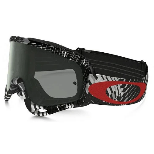 Oakley O-Frame Podium Check мотоочки, темно-серая линза