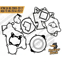 Rubber Duck комплект прокладок KTM 85SX 2003-2017 с кольцами под голову
