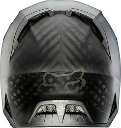 Fox Racing V4 Matte Carbon ECE шлем, черный матовый