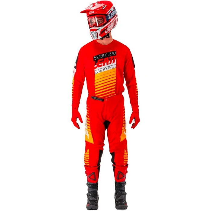Leatt 3.5 Ride Kit 2025 Red комплект мотоштаны + джерси, красный