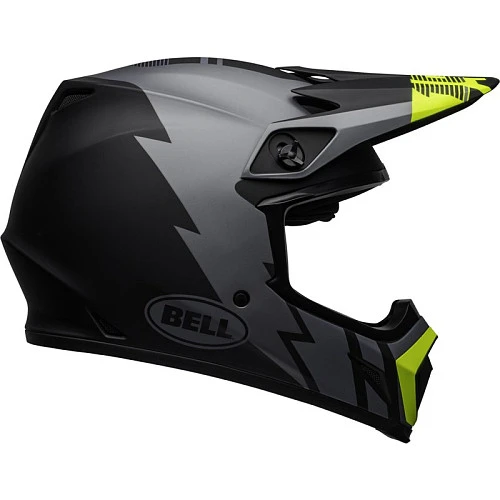 Bell MX-9 Mips Strike Matte шлем кроссовый, черно-желтый