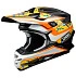 Shoei VFX-W Turmoil TC-8 шлем кроссовый, оранжево-черный