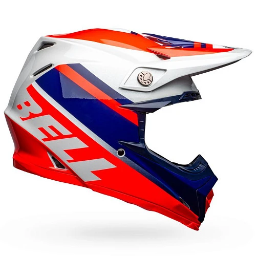 Bell Moto-9 Mips Prophecy Gloss Infrared /Navy /Gray шлем кроссовый