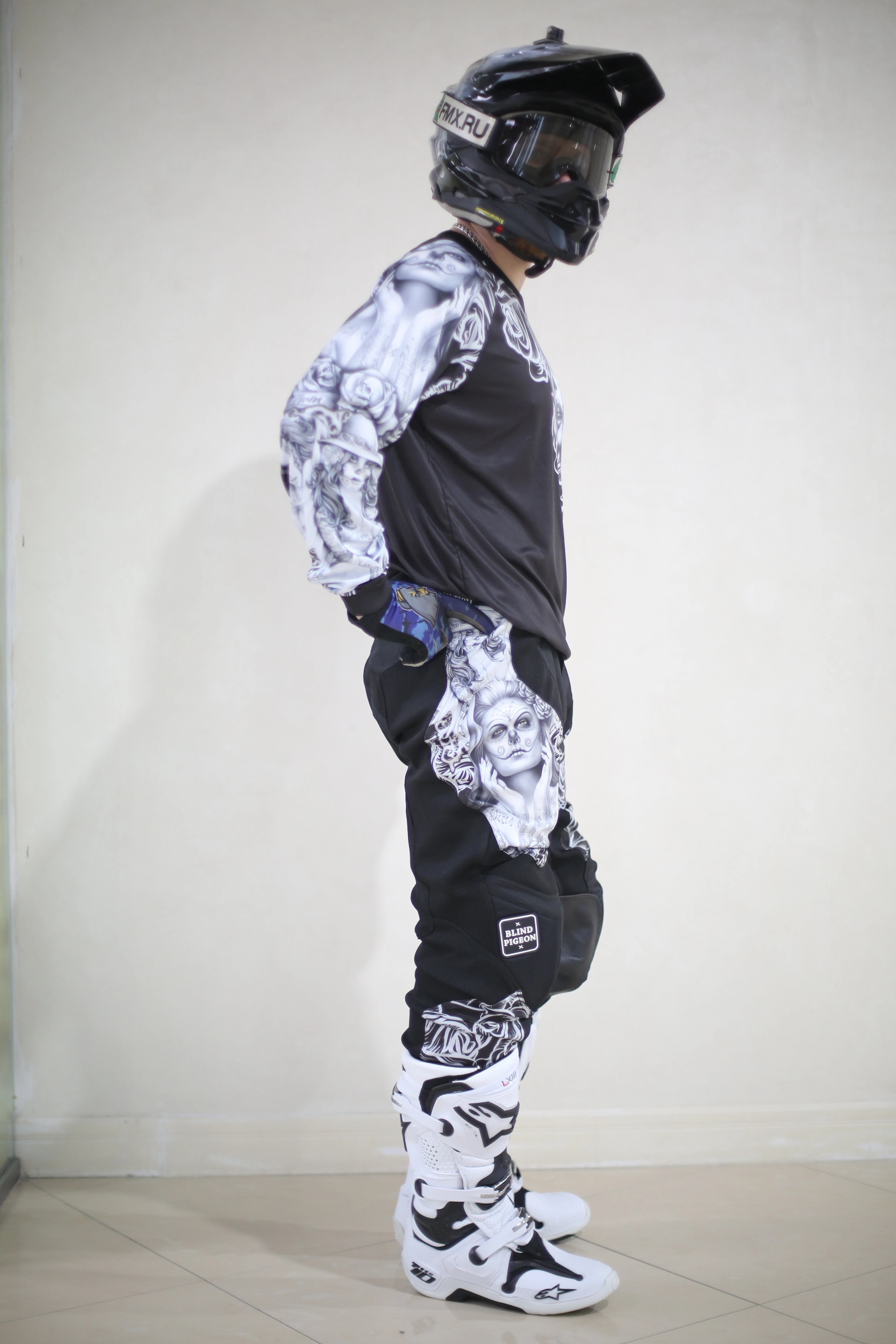 Blind Pigeon Chicano джерси, черно-серый