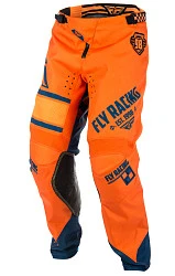 Fly Racing Kinetic Era 2018 мотоштаны, оранжево-синий