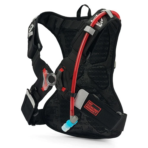 USWE Raw 4L Dirt Biking Hydration Pack (3L) Carbon Black рюкзак-гидропак