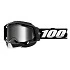 100% Racecraft 2 Snowmobile Black / Mirror Silver Lens очки снегоходные