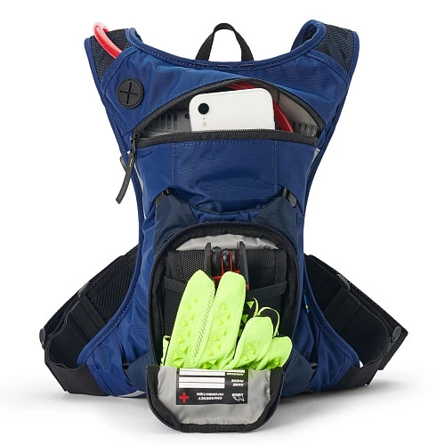 USWE Raw 3L Dirt Biking Hydration Pack (2L) Factory Blue рюкзак-гидропак, синий