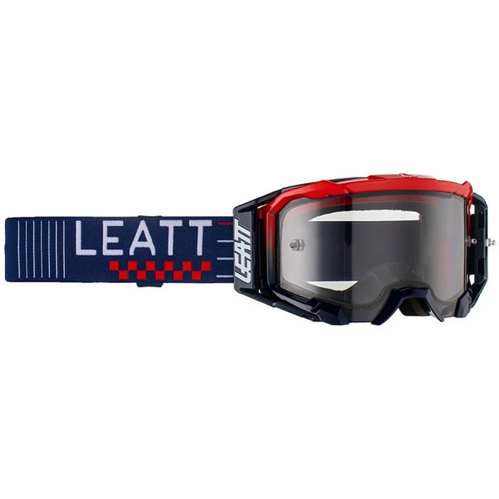 Leatt Velocity 5.5 Royal / Light Grey 58% мотоочки, двойная линза