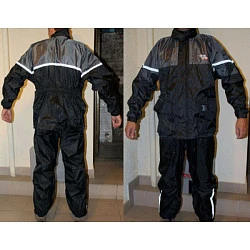 Vega дождевик раздельный (куртка+штаны), черно-серый