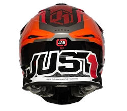 Just1 J39 Reactor Fluo Orange-Black шлем кроссовый