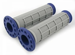 Renthal MX Dual Compound 1/2 Waffle грипсы на руль, синий