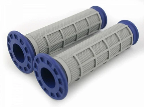Renthal MX Dual Compound 1/2 Waffle грипсы на руль, синий