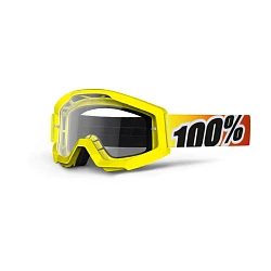 100% Strata Sunny Days мотоочки, желтый, прозрачная линза