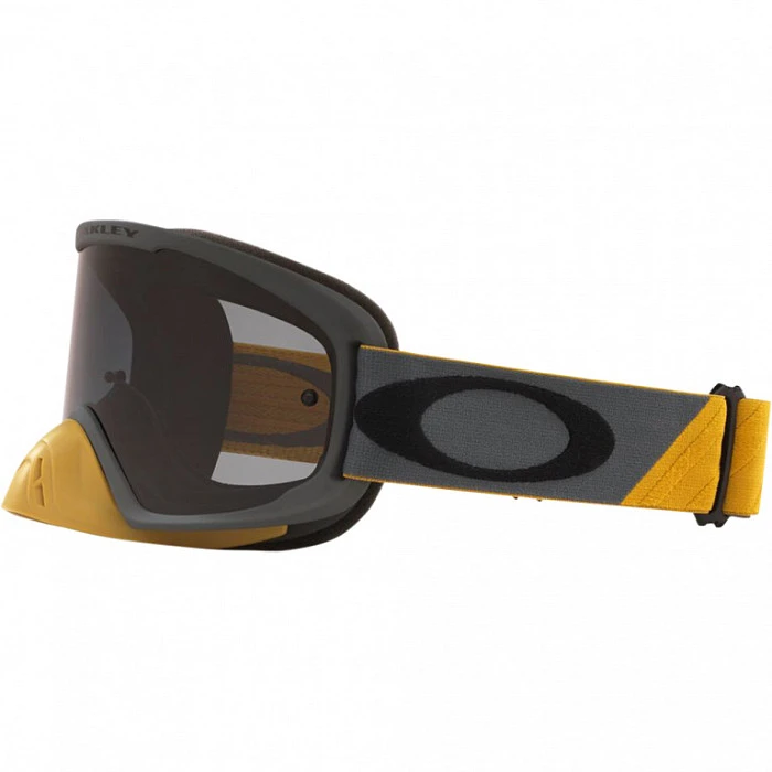 Oakley O-Frame 2.0 PRO MX Tuff Blocks мотоочки, черно-желтый, темно-серая линза (71152400)