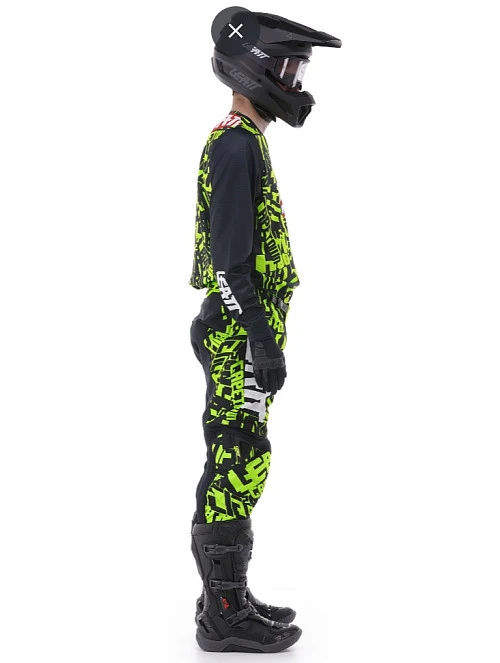 Leatt 3.5 Ride Kit 2024 Lime комплект мотоштаны + джерси