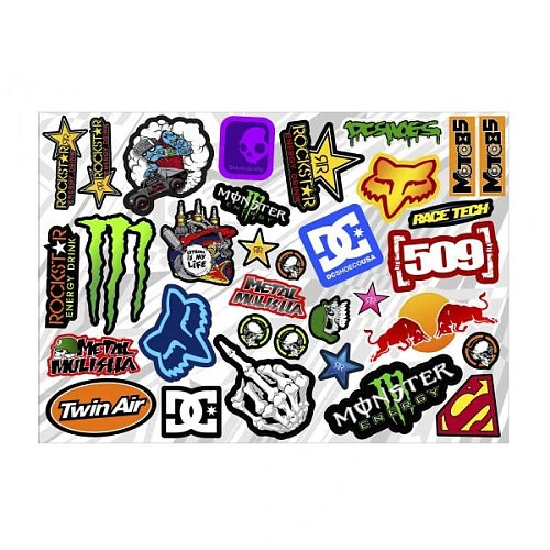 Набор наклеек А4 Logo -1