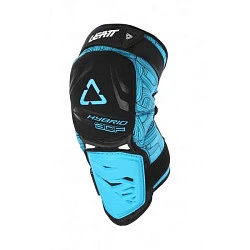 Leatt 3DF Hybrid наколенники короткие, черно-синий