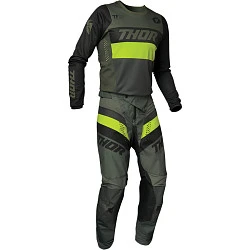 Thor Pulse 2021 Racer Army Green Acid джерси