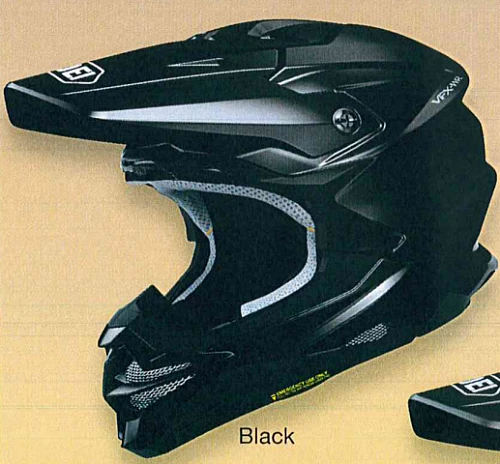 Shoei VFX-WR Plain шлем кроссовый, черный