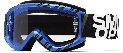 Smith Fuel V1 Blue Woven мотоочки, сине-черный
