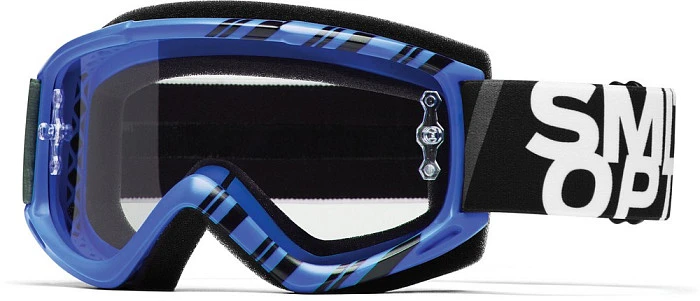 Smith Fuel V1 Blue Woven мотоочки, сине-черный