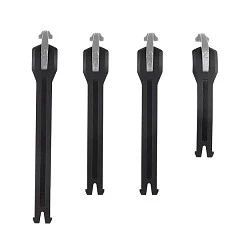 Leatt GPX 4.5/5.5 FlexLock Strap Kit Black ремешок для мотобот (4 шт.)