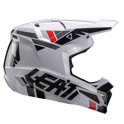 Leatt Moto 2.5 V25 White шлем кроссовый, белый