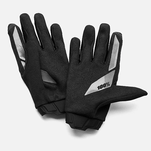 100% Ridecamp Youth Black мотоперчатки подростковые, черный
