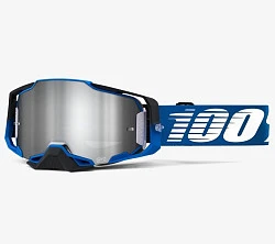 100% Armega Rockchuck / Flash Silver Lens мотоочки