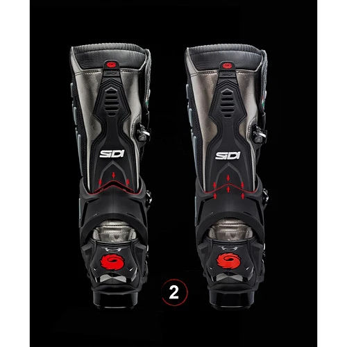 Sidi Atojo Srs Lead Grey/Black мотоботы, черно-серый
