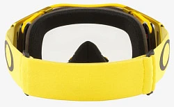 Oakley Airbrake Moto мотоочки желто-черный, прозрачная линза (OO7046-B5)