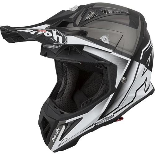 Airoh Aviator 2.2 шлем внедорожный, серо-белый