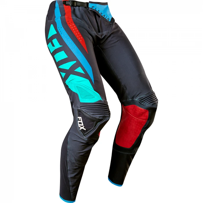 Fox Racing Flexair Seca мотоштаны, серо-красный