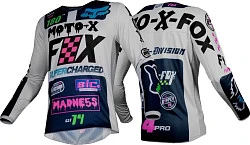 Fox Racing 180 Czar Kids 2019 комплект детский, сине-серый